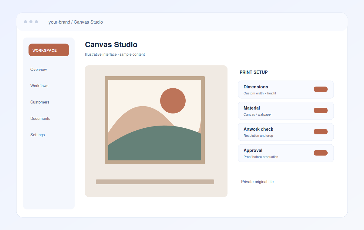 Canvas Tablo ve Büyük Baskı Sistemi
